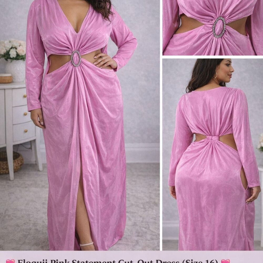 Eloquii Women's Pink Going-out-dresses